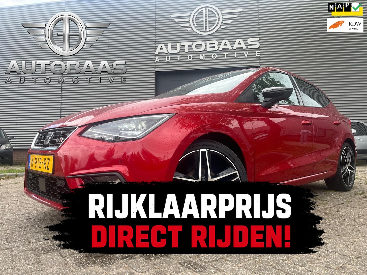 SEAT Ibiza - 1.0 TSI FR Business Intense Plus NL-AUTO+NAP+FULL LED+NAVI+LEDER+BEATS+KEYLESS+CAMERA+VIRT - AutoWereld.nl