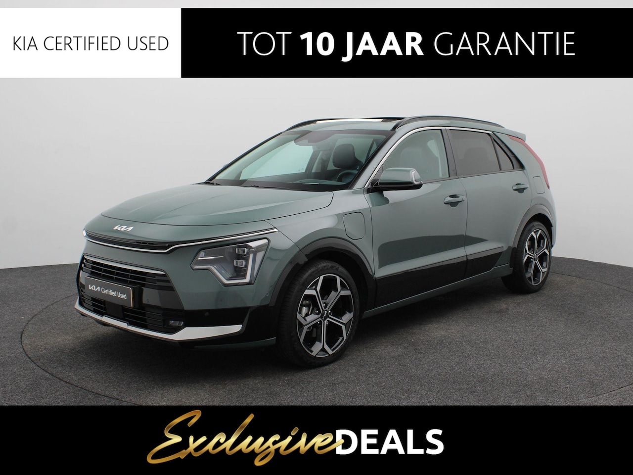 Kia Niro - 1.6 GDi PHEV ExecutiveLine | Clima | Navi | Leder | Stoel Verkoeling + Verwarming | Open D - AutoWereld.nl