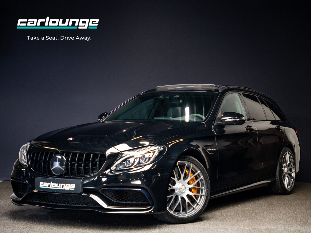 Mercedes-Benz C-klasse Estate - AMG 63 S Keramisch|carbon int.|360 camera|head-up|Burmester|Pano|memory|elektrische klep - AutoWereld.nl
