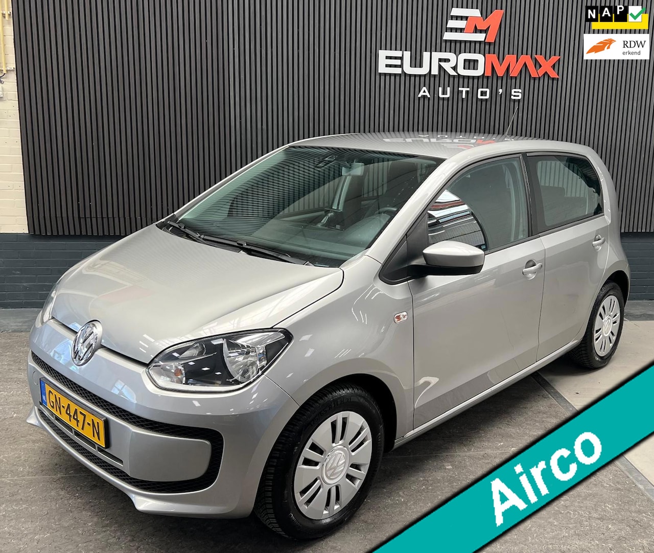 Volkswagen Up! - 1.0 move up! 1e Eigenaar - NAP - Airco - Koppeling verv - AutoWereld.nl