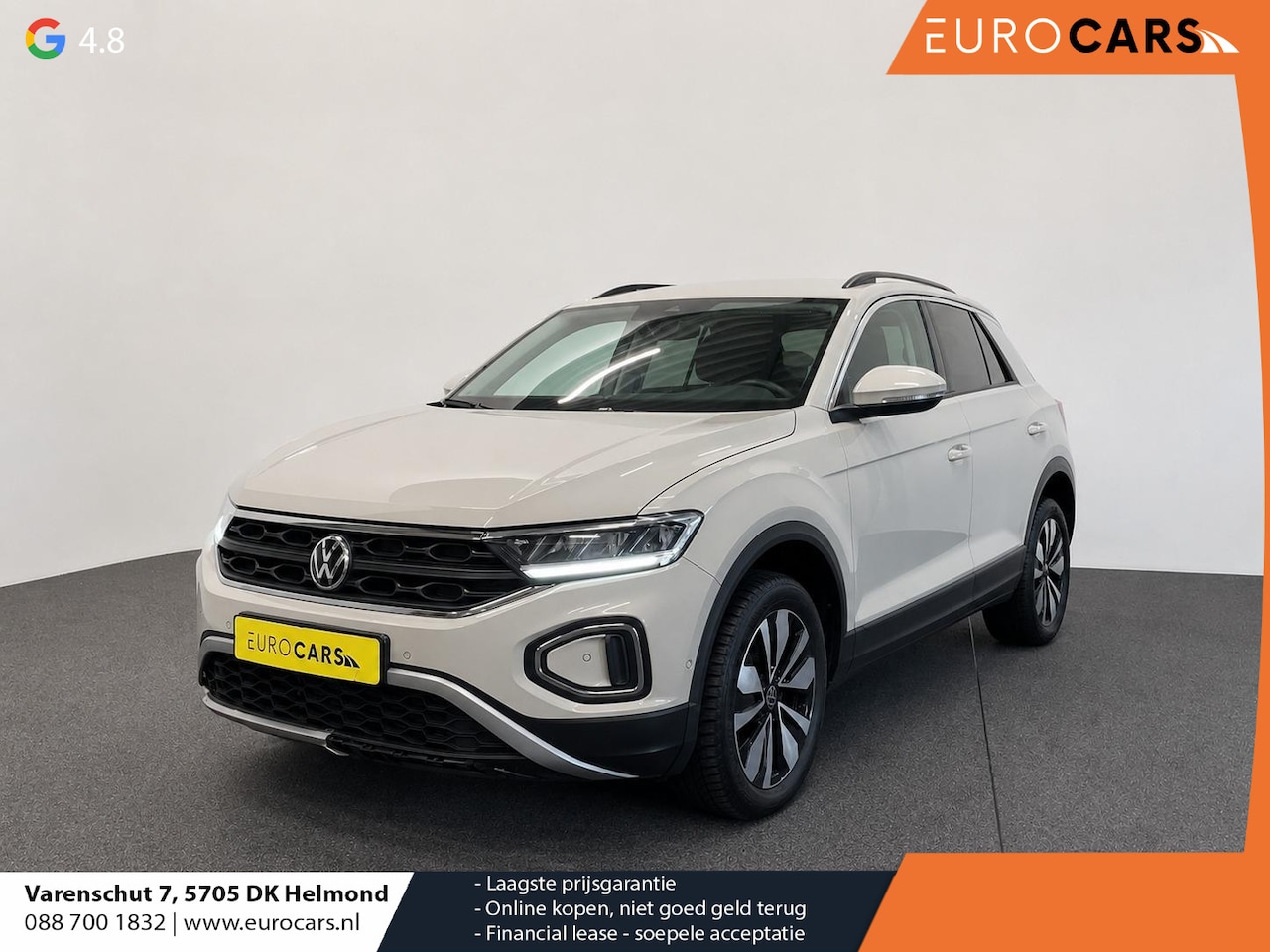 Volkswagen T-Roc - 1.0 TSI 85 kW Move Discover Media Navi Digital Cockpit App-Connect DAB Climatronic Stoelve - AutoWereld.nl