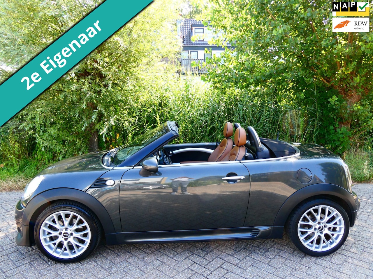 MINI Roadster - 1.6 Cooper 122pk 2e eig. 138.000km. Clima Leder Navi PDC - AutoWereld.nl