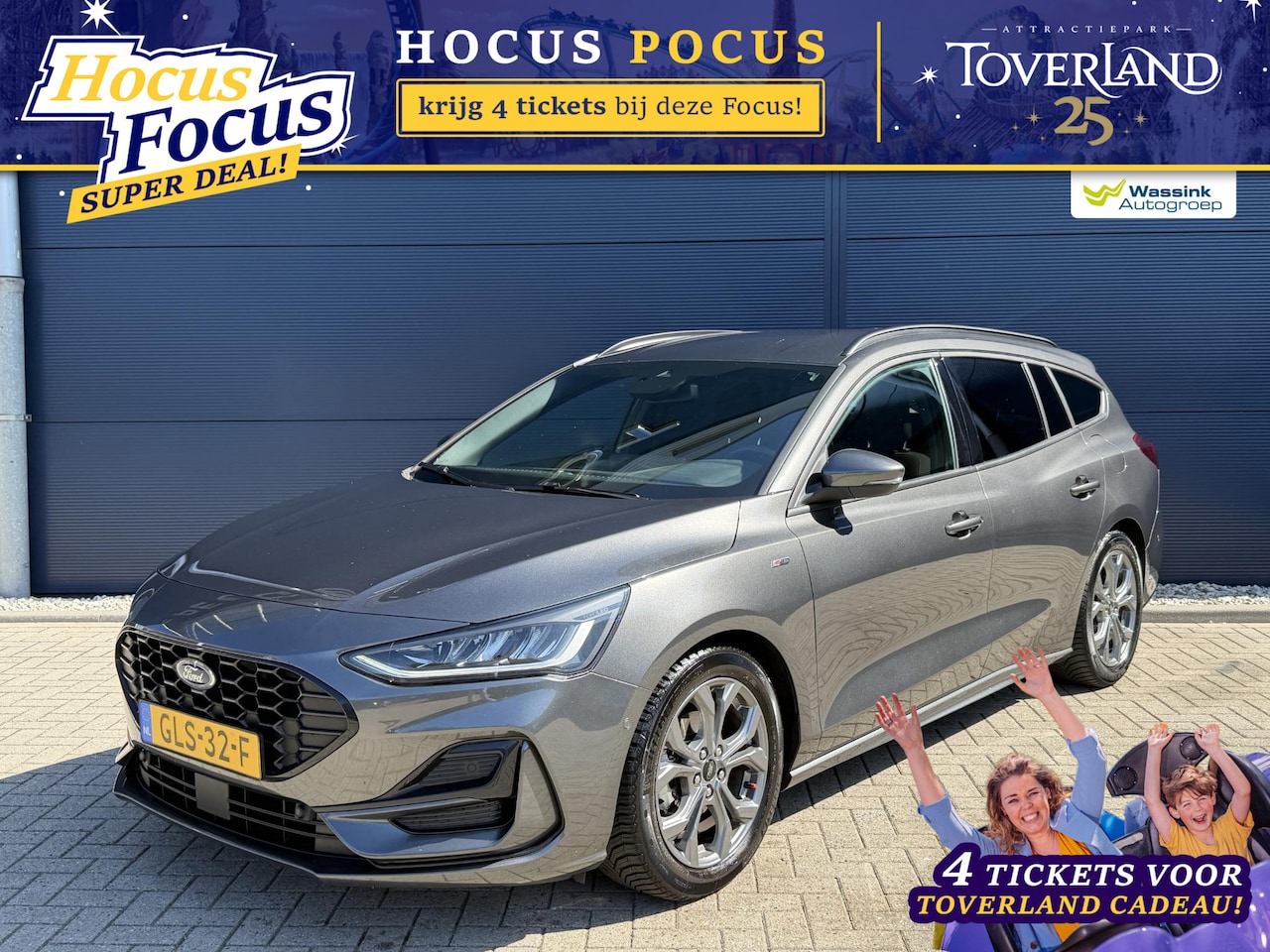 Ford Focus Wagon - 1.0 EcoBoost Hybrid ST Line Navigatie | Apple carplay /Android auto | Stoelverwarming | St - AutoWereld.nl