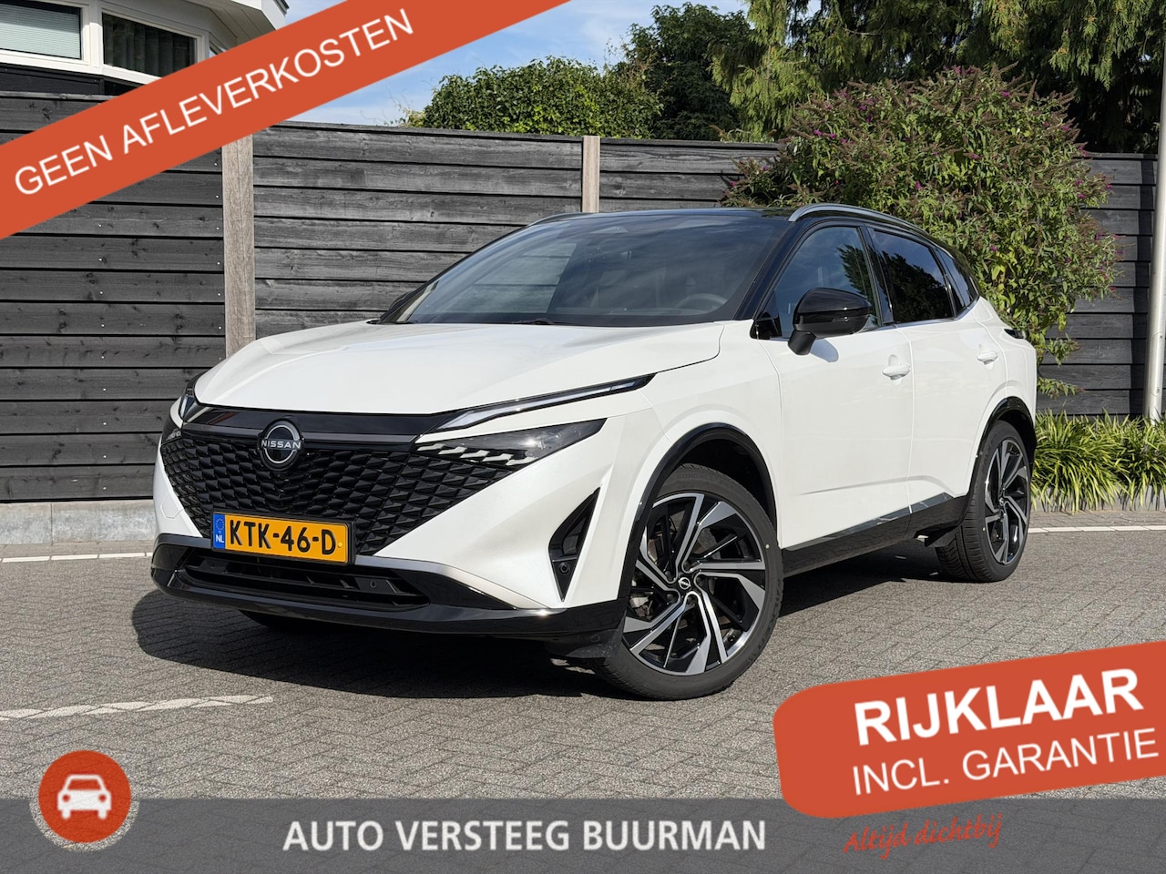 Nissan Qashqai - Tekna Plus 1.3 MHEV 158PK Xtronic Automaat Navigatie, Rondomzichtcamera, Keyless, Panorama - AutoWereld.nl