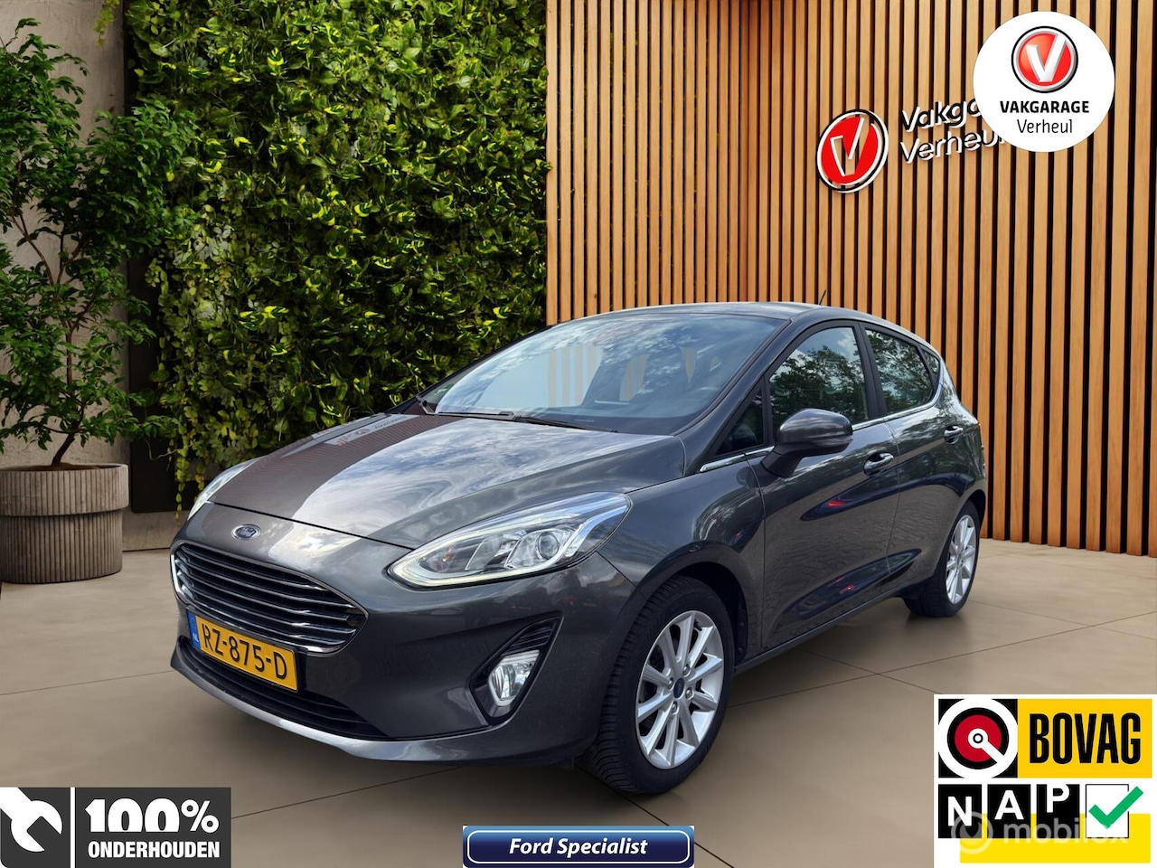 Ford Fiesta - 1.0 EcoBoost Titanium ✅5Drs ✅Clima ✅Cuise ✅Nap - AutoWereld.nl