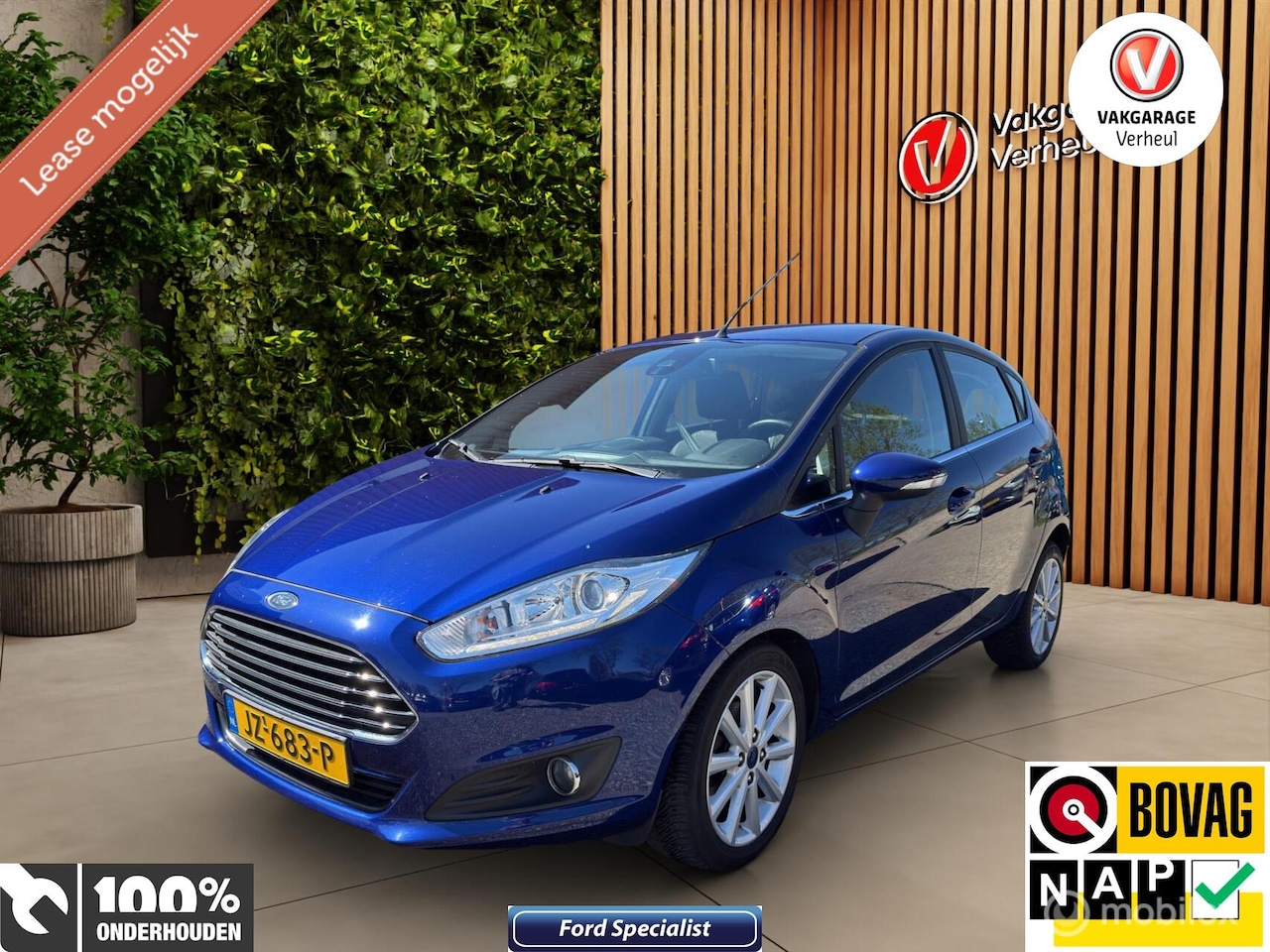Ford Fiesta - 1.0 EcoBoost Titanium 101PK ✅5Drs ✅Camera ✅Boekjes - AutoWereld.nl