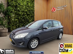 Ford C-Max - 1.0 Titanium 125Pk ✅Clima ✅Cruise ✅Boekjes ✅Nap