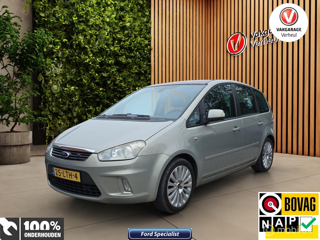 Ford C-Max - 1.8-16V Titanium 125Pk ✅Trekhaak ✅Boekjes ✅Nap - AutoWereld.nl