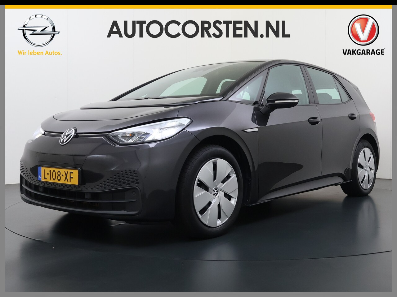 Volkswagen ID.3 - Pure 45kWh SOH 92% Adap.Cruise Navi Ecc Apple Carplay/Android Auto Pdc Led DAB Keyless Rij - AutoWereld.nl