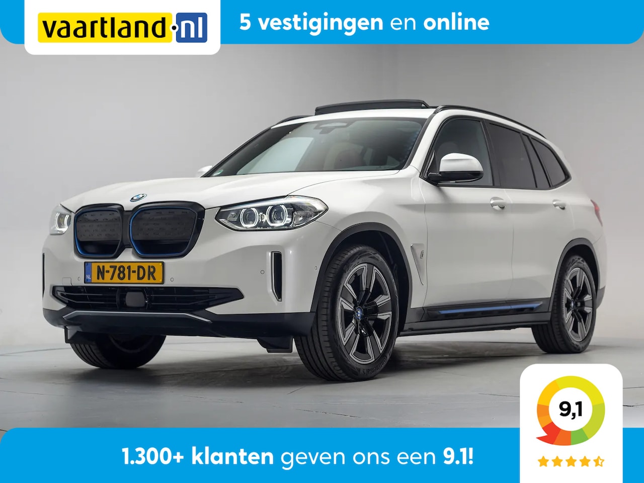 BMW iX3 - Executive 80 kWh 3 fase [ Panorama Navi Apple / Android Adapt.cruise Leder Stoelverwarming - AutoWereld.nl