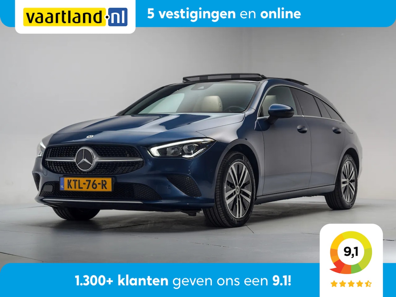 Mercedes-Benz CLA-Klasse - 250e Business Solution Luxury Aut. [ Panoramadak Sfeerverlichting Camera Leder Widescreen - AutoWereld.nl