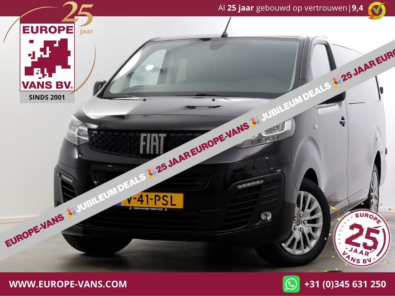Fiat Scudo - 2.0 MultiJet 145pk L3 D.C. Business Pro+ Airco/Navi/Camera 10-2023 - AutoWereld.nl