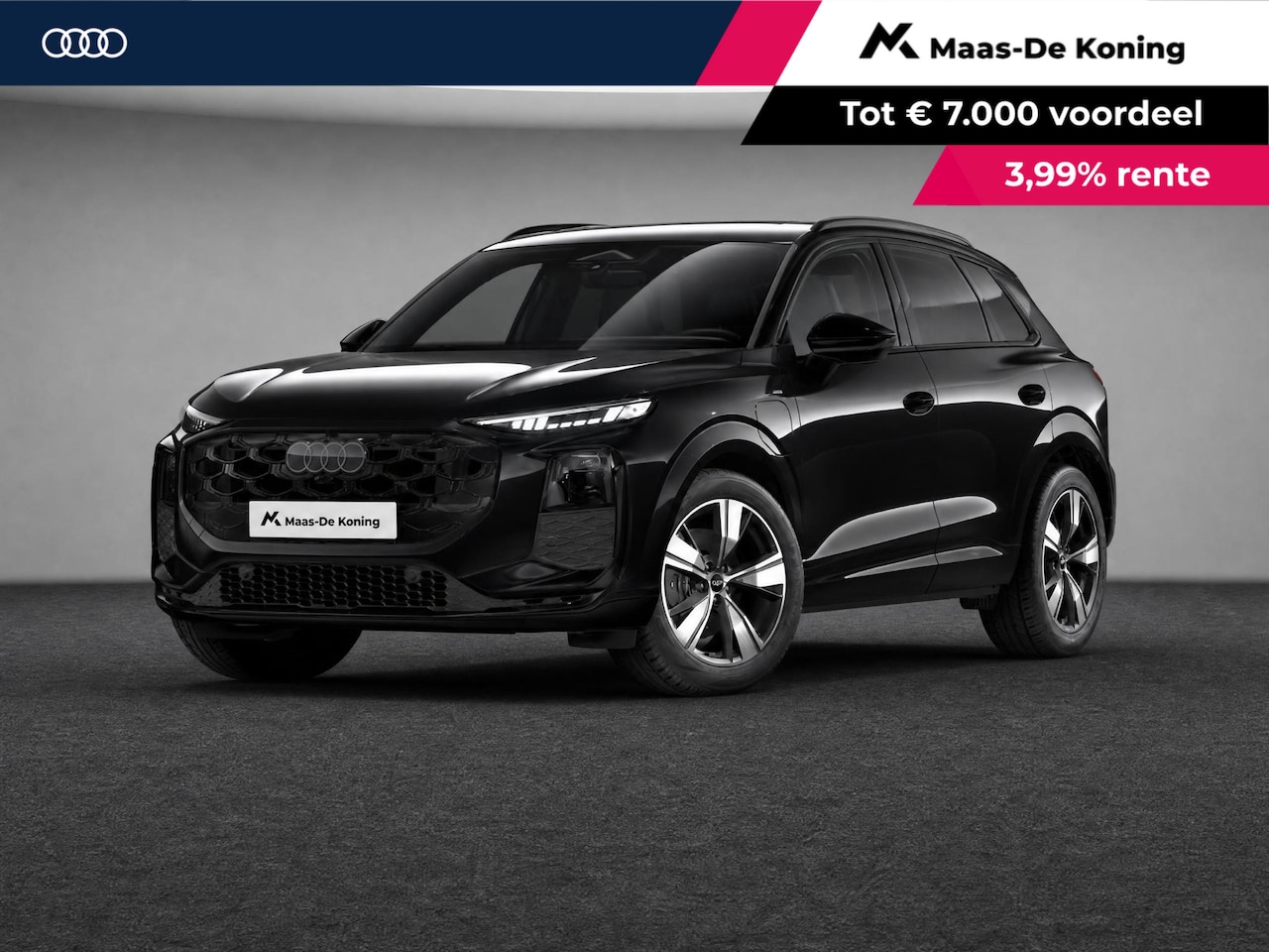 Audi Q3 - 1.5 200kW e-hybrid S edition 272 PK · Tech plus · Trekhaak Elek. wegklapbaar · Glazen pano - AutoWereld.nl