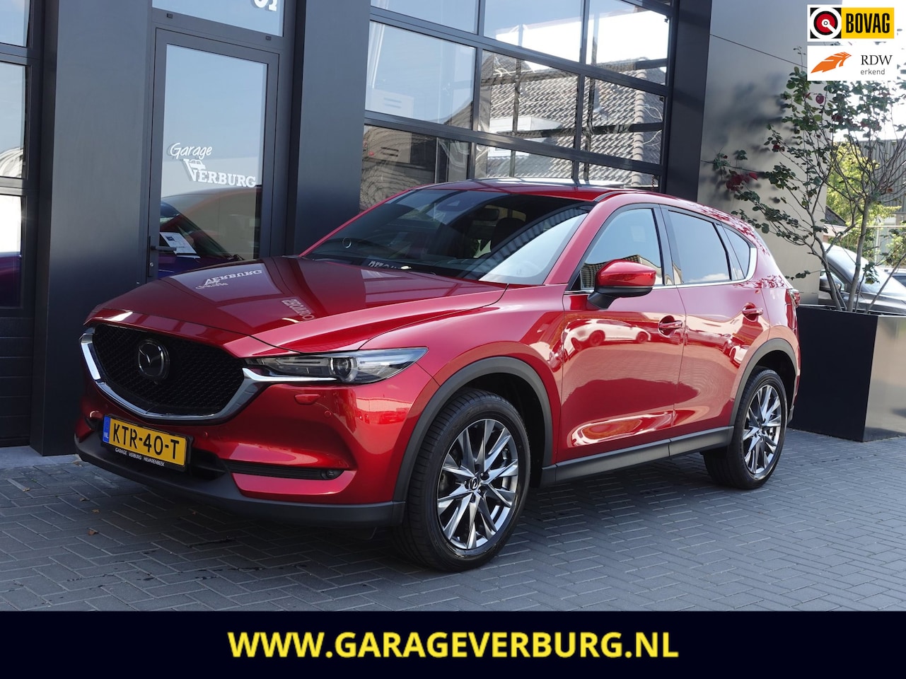 Mazda CX-5 - 2.5 SkyActiv-G 194 Signature (Navi/Carplay,Camera360,AdaptiveCruise,Zonnedak,HUD,Keyless,S - AutoWereld.nl