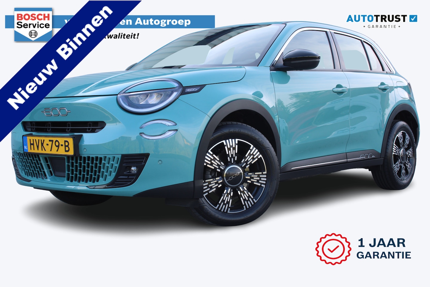 Fiat 600 - 1.2 Hybrid Urban | Incl. 12 maanden garantie | Stoelverwarming | Apple carplay/Android aut - AutoWereld.nl