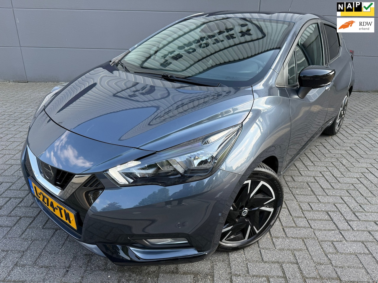 Nissan Micra - 1.0 IG-T N-Design*1eEigenaar*NAVI*Cruise*Park-Sensoren*NAP*APK - AutoWereld.nl