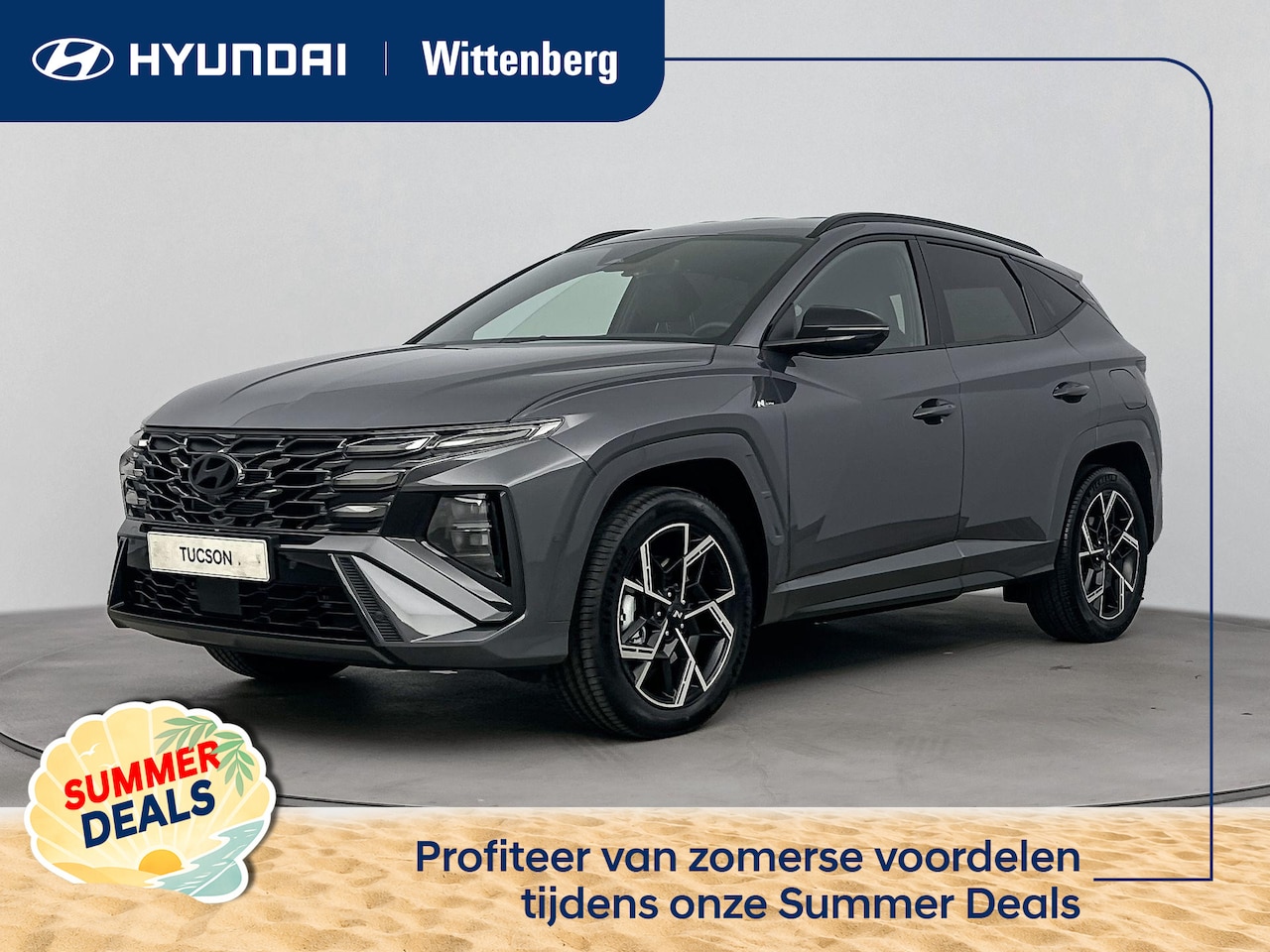 Hyundai Tucson - 1.6 T-GDI PHEV N Line | Apple Carplay/Android Auto | Lichtmetalen velgen 5-spaaks 19" N Li - AutoWereld.nl