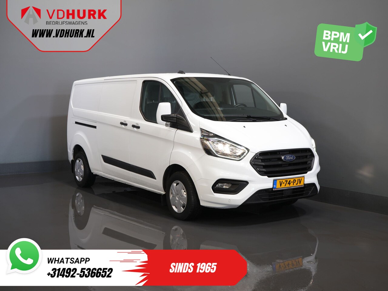 Ford Transit Custom - 2.0 TDCI 130 pk L2 Trend 2.8t Trekverm./ Cruise/ PDC V+A/ DAB/ Airco - AutoWereld.nl