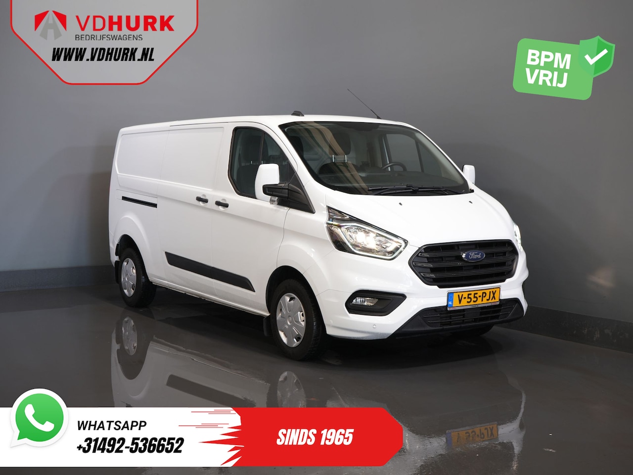 Ford Transit Custom - 2.0 TDCI L2 130 pk Trend 2.8t Trekverm./ Cruise/ PDC V+A/ DAB/ Airco - AutoWereld.nl