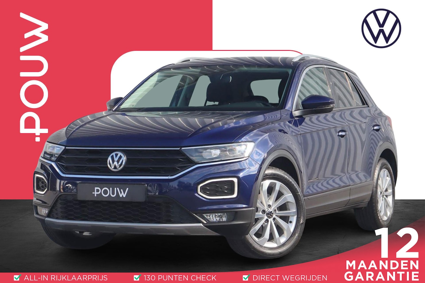 Volkswagen T-Roc - 1.5 TSI 150pk Style | Trekhaak | Stoelverwarming | Navigatie - AutoWereld.nl