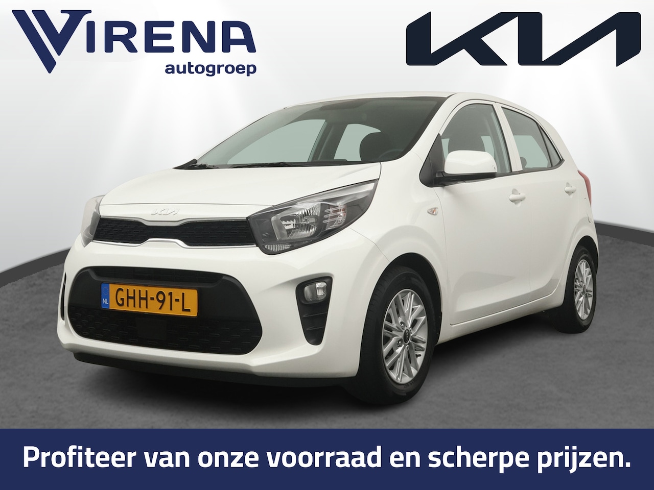 Kia Picanto - 1.0 DPi DynamicLine - Airco - Camera - Lichtmetalenvelgen - AppleCarplay - Android Auto Fa - AutoWereld.nl