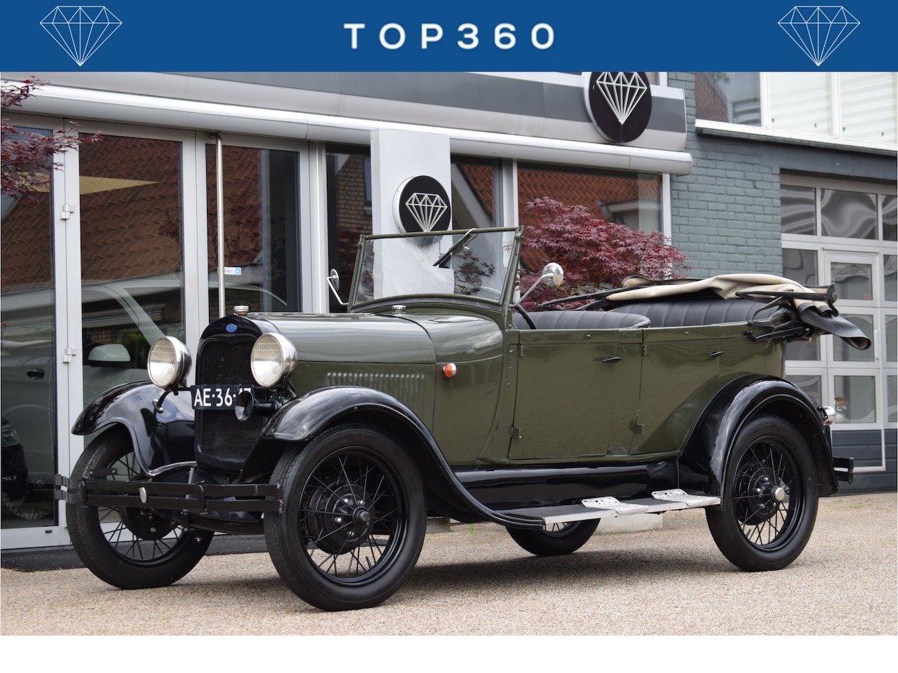 Ford Model A - Pheaton 1929 A-Ford 4-deurs cabriolet! - AutoWereld.nl