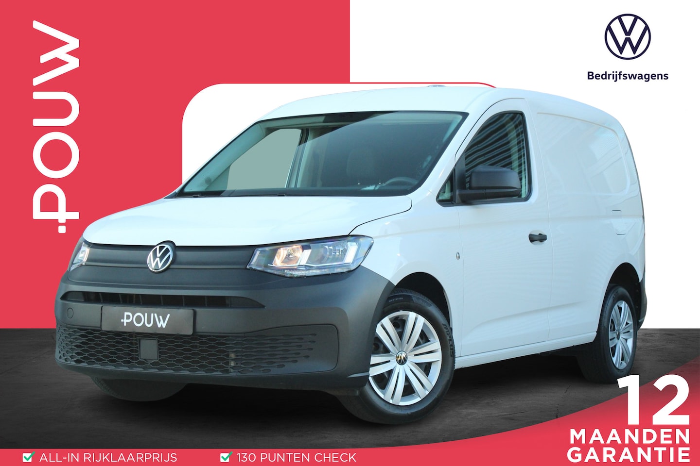 Volkswagen Caddy Cargo - 2.0 TDI 75pk Trend | Cruise Control | Apple Carplay | DAB | Parkeerhulp Achter | Airco - AutoWereld.nl
