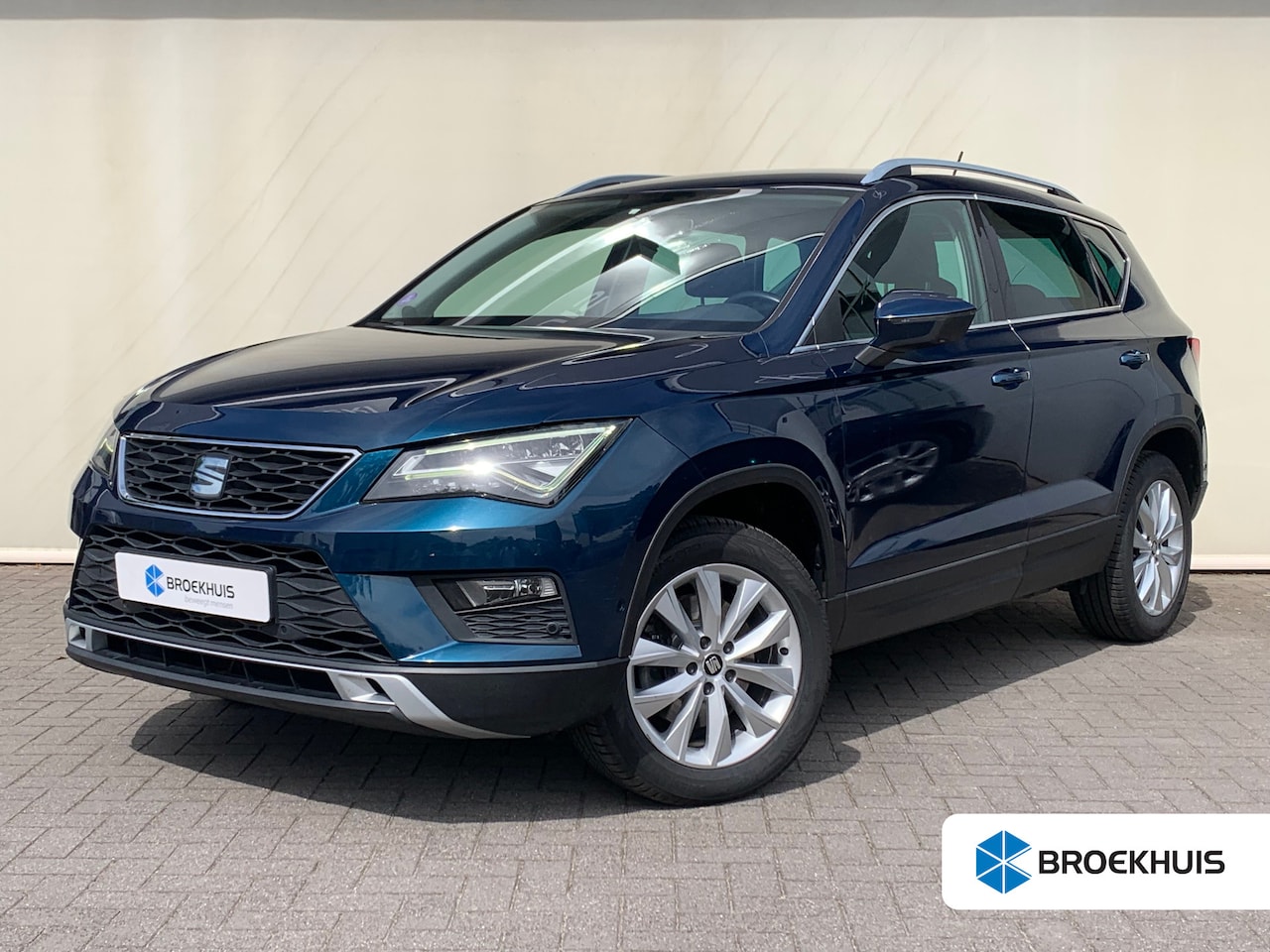SEAT Ateca - 1.4 EcoTSI Xcellence Airco | Camera | Cruise Control | DAB | LED | LMV 18" | Navi | PDC V& - AutoWereld.nl