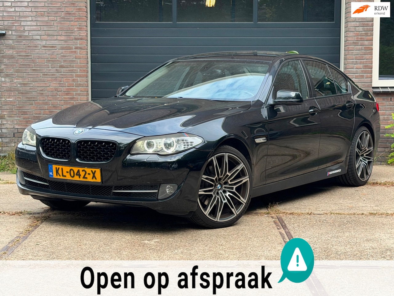 BMW 5-serie - 520i High Executive | Leder | Navi | Stage 1 Tuning - AutoWereld.nl
