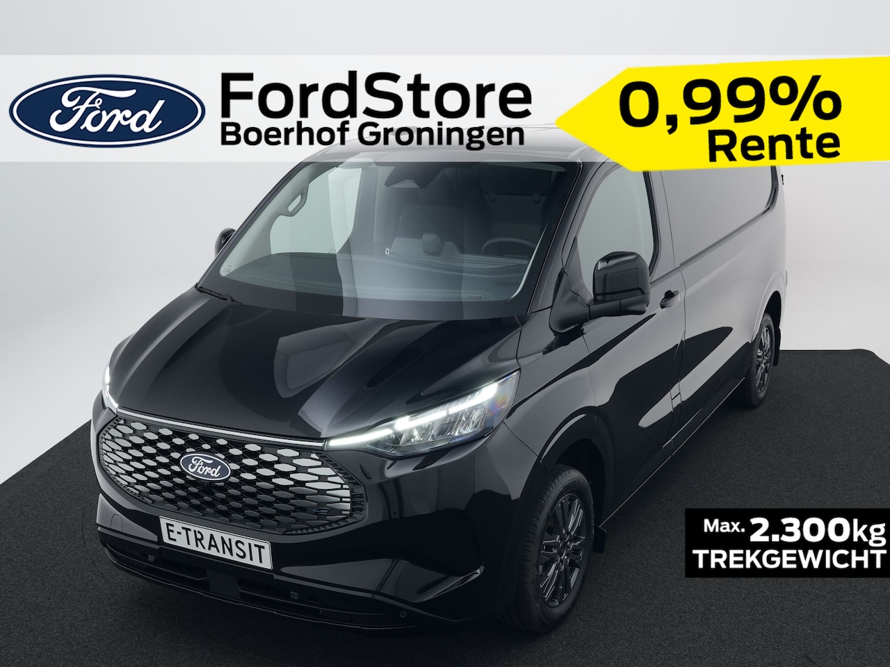 Ford Transit Custom - E-Transit 340 L2H1 Limited 71 kWh 360 graden camera | Stoelverwarming | Navigatie | - AutoWereld.nl