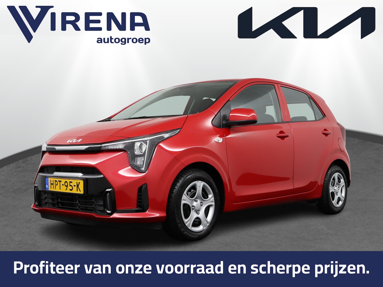 Kia Picanto - 1.0 DPI DynamicLine - Camera - Airco - AppleCarplay - Android Auto - Fabrieksgarantie tot - AutoWereld.nl