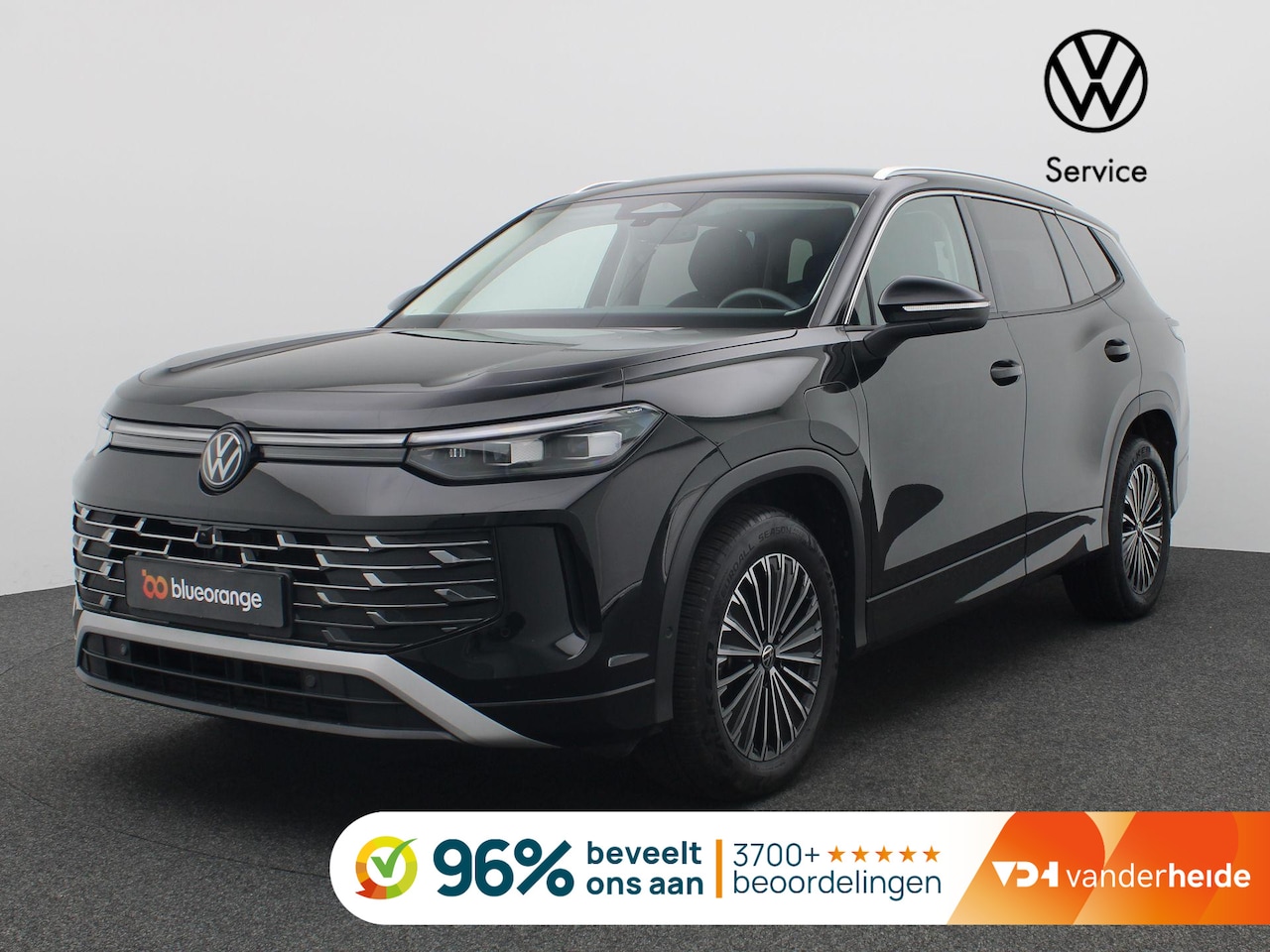 Volkswagen Tayron - 1.5 eHybrid Elegance 204 PK DSG SOH 100%, Trekhaak, 360gr. Camera, Navi, 18" LM Velgen, Si - AutoWereld.nl