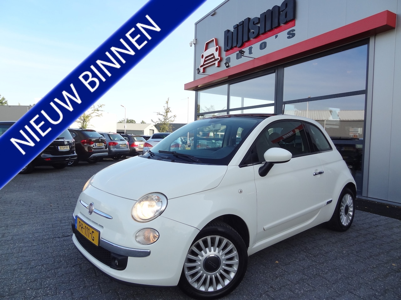 Fiat 500 - | 1.2 | PANORAMADAK | AIRCO LMV | CRUISE | - AutoWereld.nl