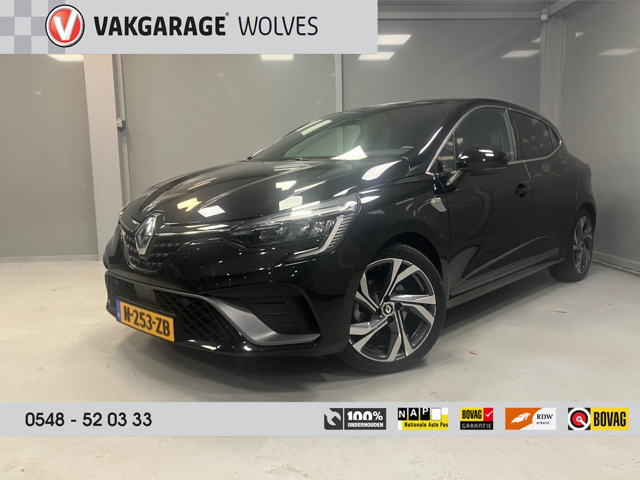 Renault Clio - 1.6 E-Tech Hybrid 140 R.S. Line | RS| LED | Camera | Navigatie | Trekhaak | Eerste eigenaa - AutoWereld.nl