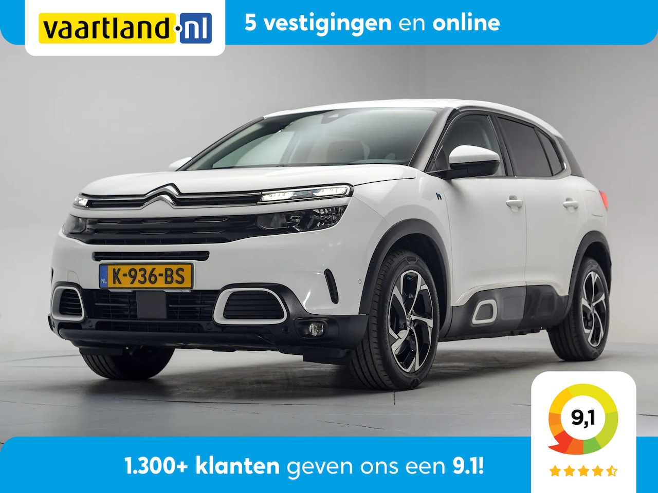 Citroën C5 Aircross - 1.6 Plug-in Hybrid 225 ë-Series [ camera virtual display ] - AutoWereld.nl