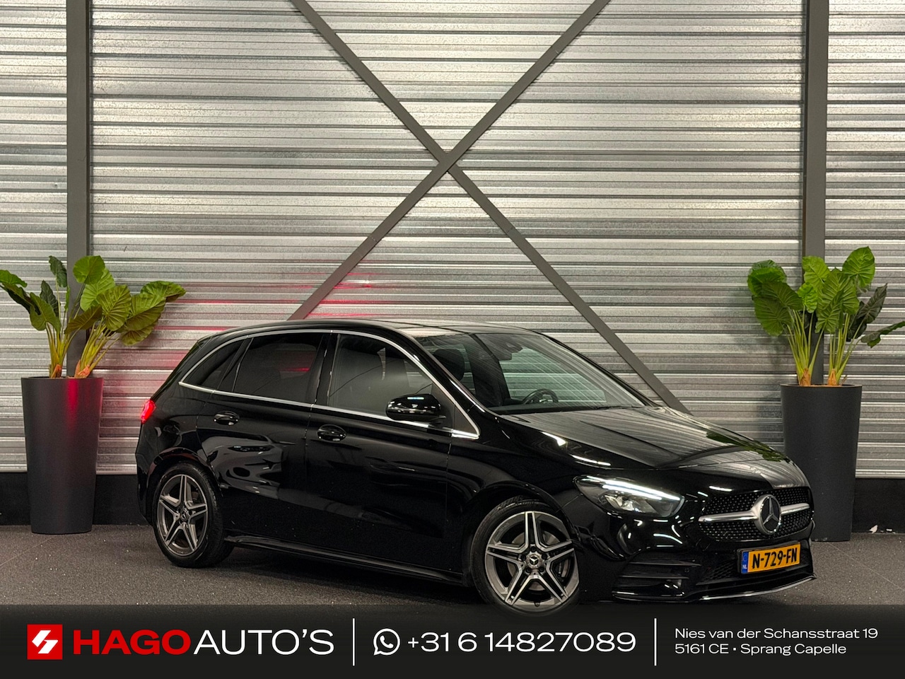 Mercedes-Benz B-klasse - 180 Business Solution AMG WIDESCREEN/LED/NAVI/SFEERV/CAMERA/CARPLAY/DYNAMIC/12-MND-GARANTI - AutoWereld.nl