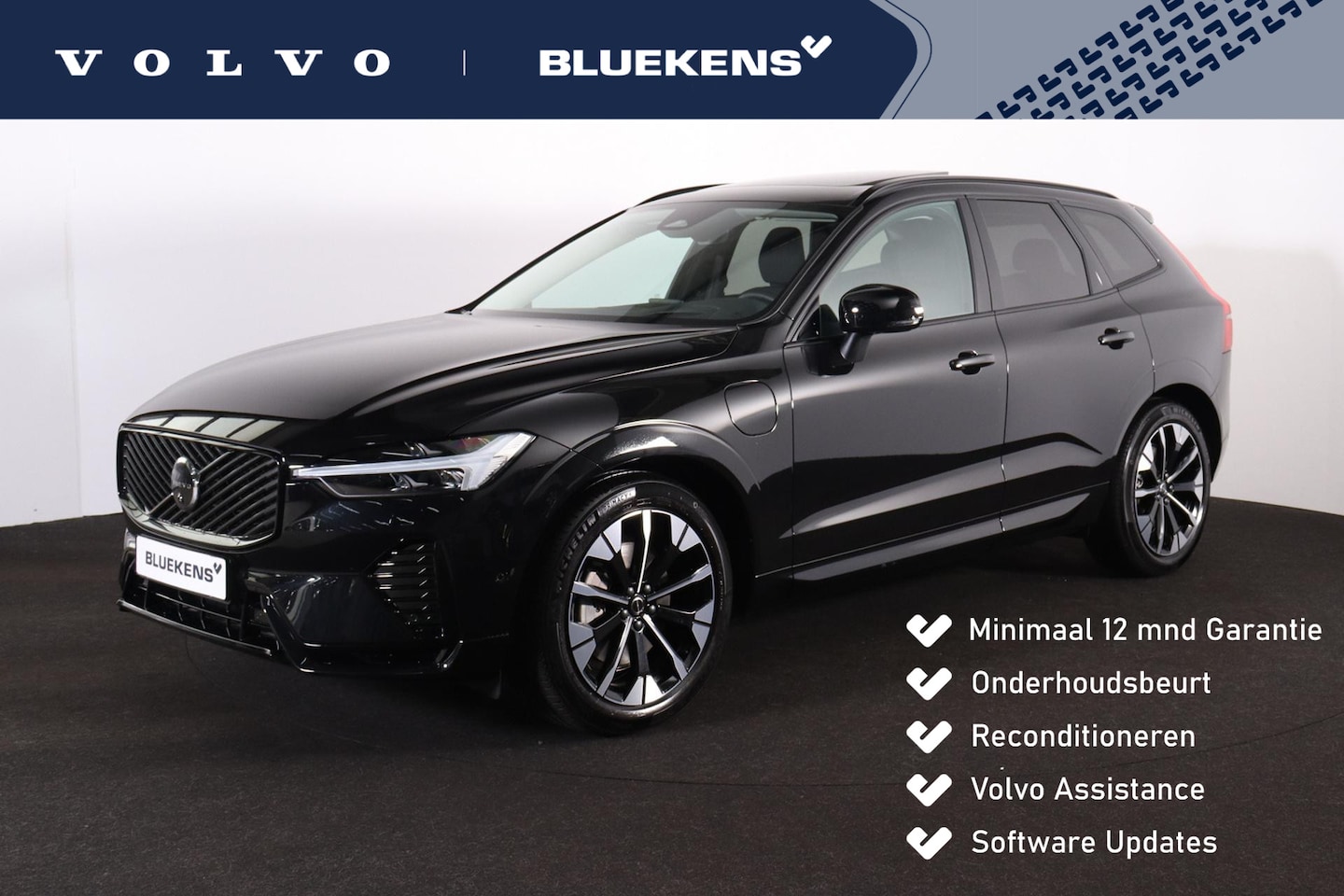 Volvo XC60 - T6 Recharge AWD Ultra Dark - Luchtvering - Panorama/schuifdak - IntelliSafe Assist & Surro - AutoWereld.nl