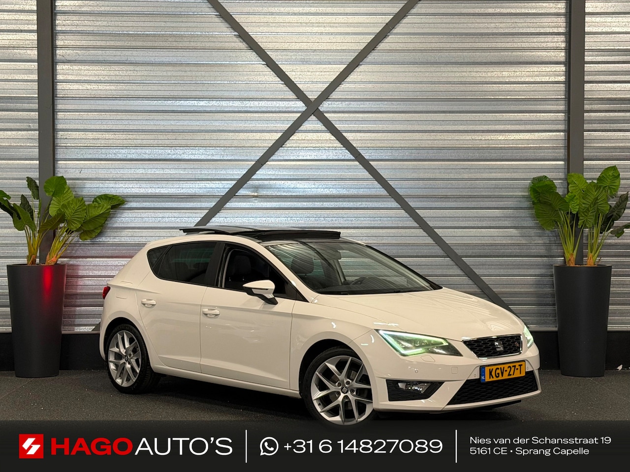 SEAT Leon - 1.4 TSI FR LED/PANO/NAVI/CRUISE/HALF-LEDER/DCC/SEAT-SOUND/ISOFIX/12-MND-GARANTIE - AutoWereld.nl