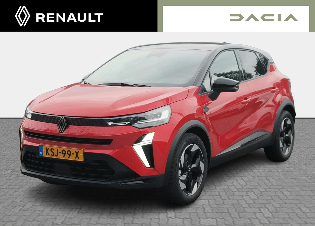 Renault Captur - 1.8 E-Tech full hybrid 160 techno - two-tone kleurstelling - AutoWereld.nl