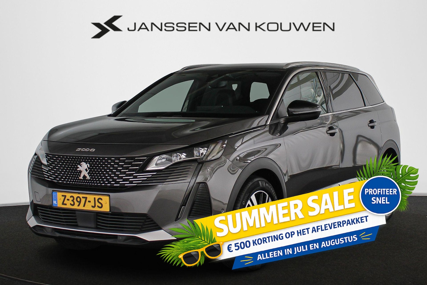 Peugeot 5008 - 1.2 PureTech GT 7p Automaat Stoelverwarming Camera Keyless - AutoWereld.nl