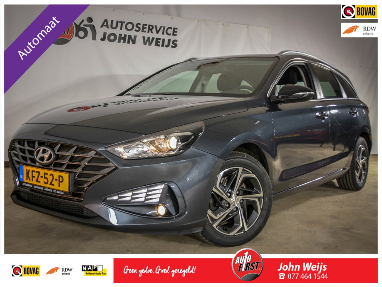Hyundai i30 Wagon - 1.5 T-GDi MHEV Hybrid, achteruitrijcamera - AutoWereld.nl
