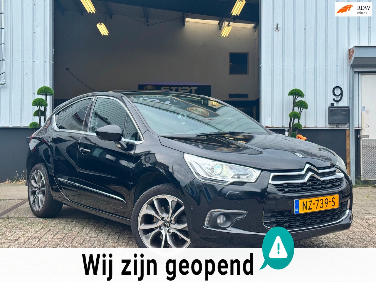 Citroën DS4 - 1.6 | THP | So Chic | Massage Stoelen | Leren Bekleding | Parkeer Sensoren Voor + Achter | - AutoWereld.nl