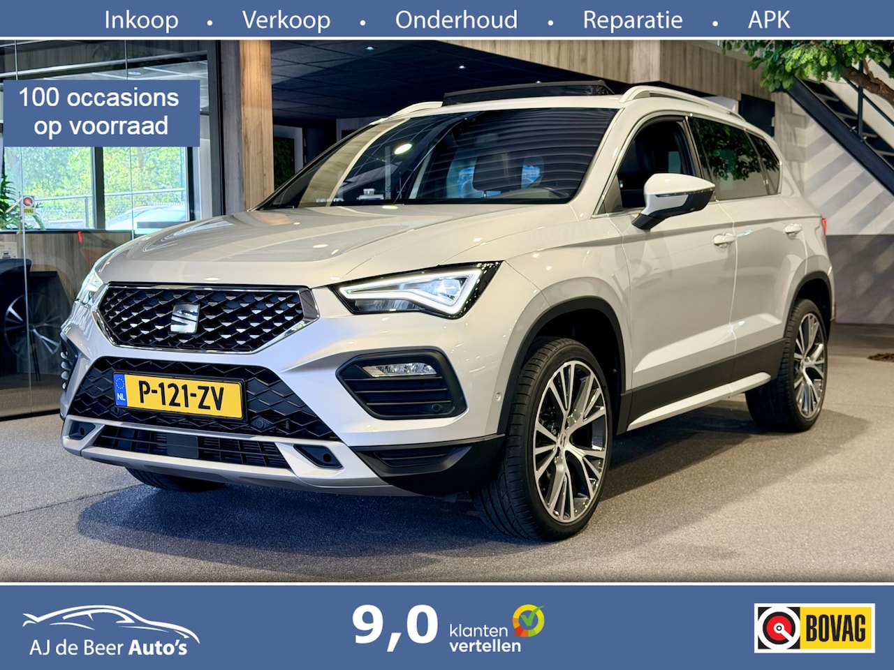 SEAT Ateca - 1.5 TSI Xperience Business Intense Panorama | 360 Camera | el Trekhaak | Virtual | Stuur/S - AutoWereld.nl