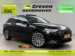 Audi e-tron - 55 Quattro S-line 95 kWh Black optic | Snelladen | SOH 93% | Pano | Virtual | Camera | Mem