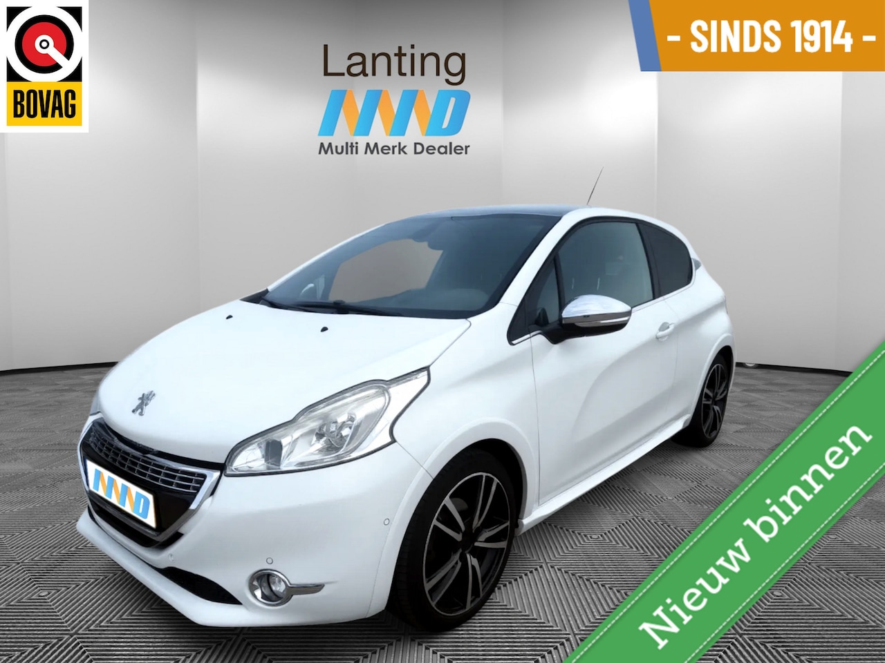 Peugeot 208 - 1.6 VTi XY o.a. airco, cruise, leer en pano dak - AutoWereld.nl