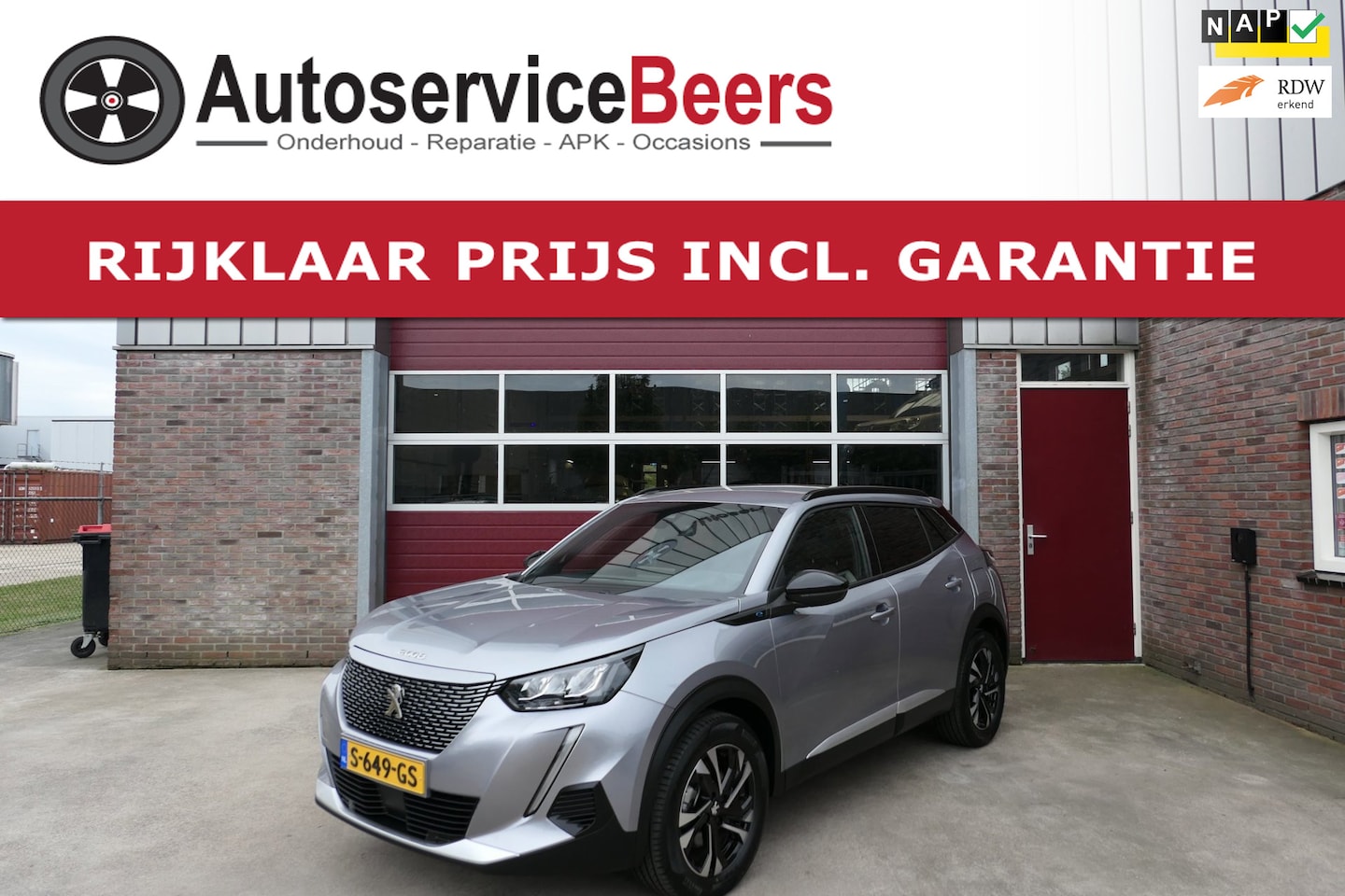 Peugeot e-2008 - EV Allure Pack 50 kWh, 360 camera, Carplay, 3 Fase, Navi, Cruise, Lane Assist, Rijklaarpri - AutoWereld.nl