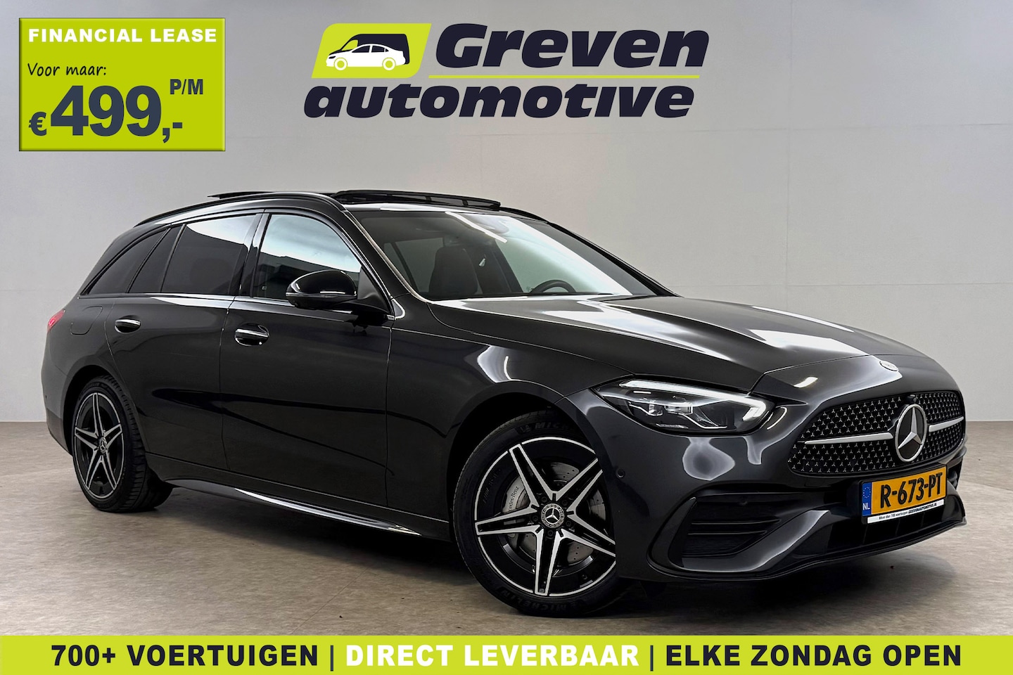 Mercedes-Benz C-klasse - C300 e AMG | Pano | 360° | Burmester | Virtual | HuD | Sfeer | Memory | Trekhaak - AutoWereld.nl
