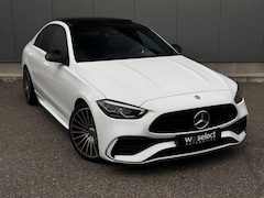 Mercedes-Benz C-klasse - 200 4MATIC AMG Pano l Ambient l Camera l Memory l Leder l ACC l Carbon l Burmester