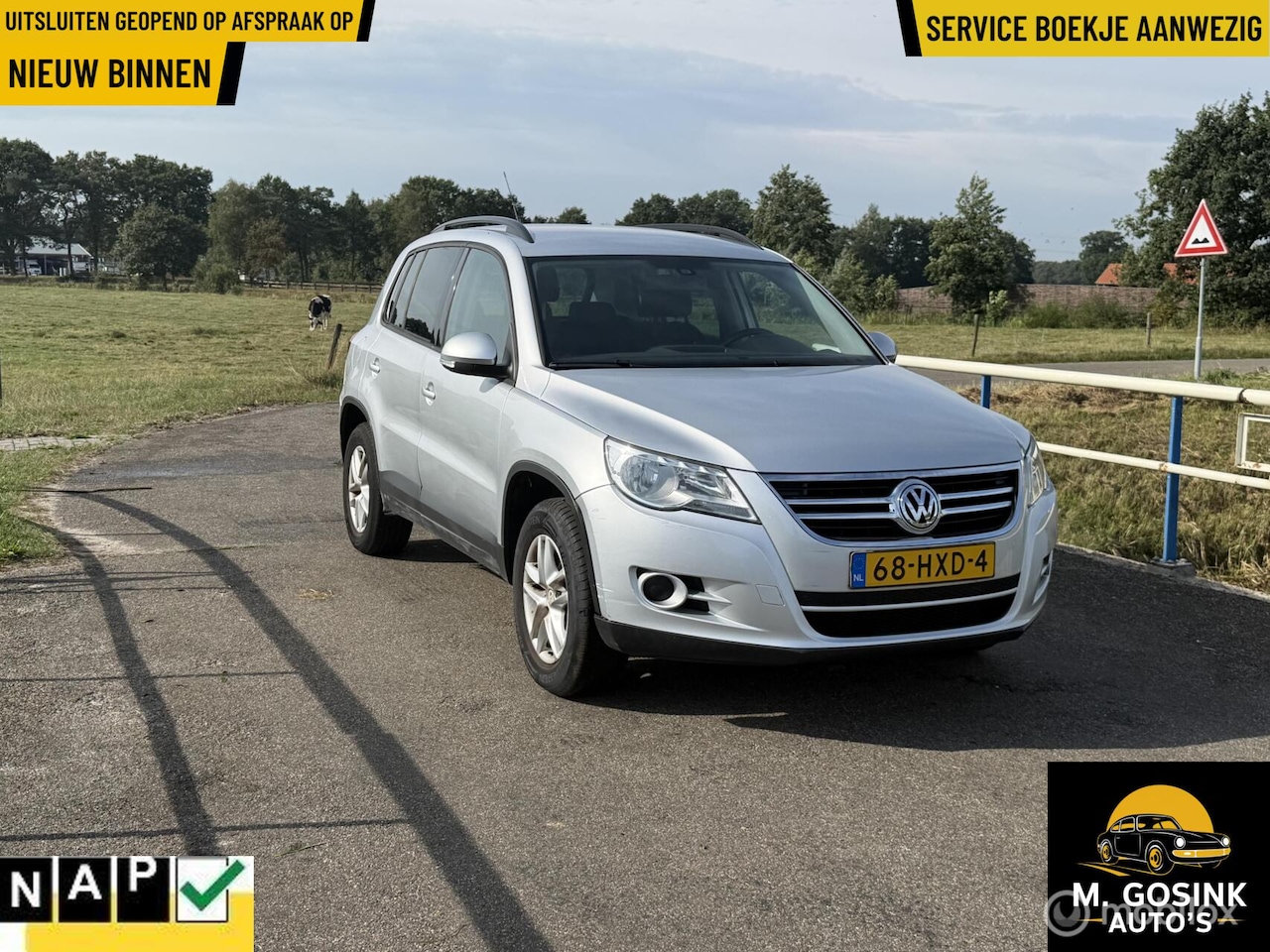 Volkswagen Tiguan - 1.4 TSI Airco Cruise Trekhaak Apk nieuw - AutoWereld.nl
