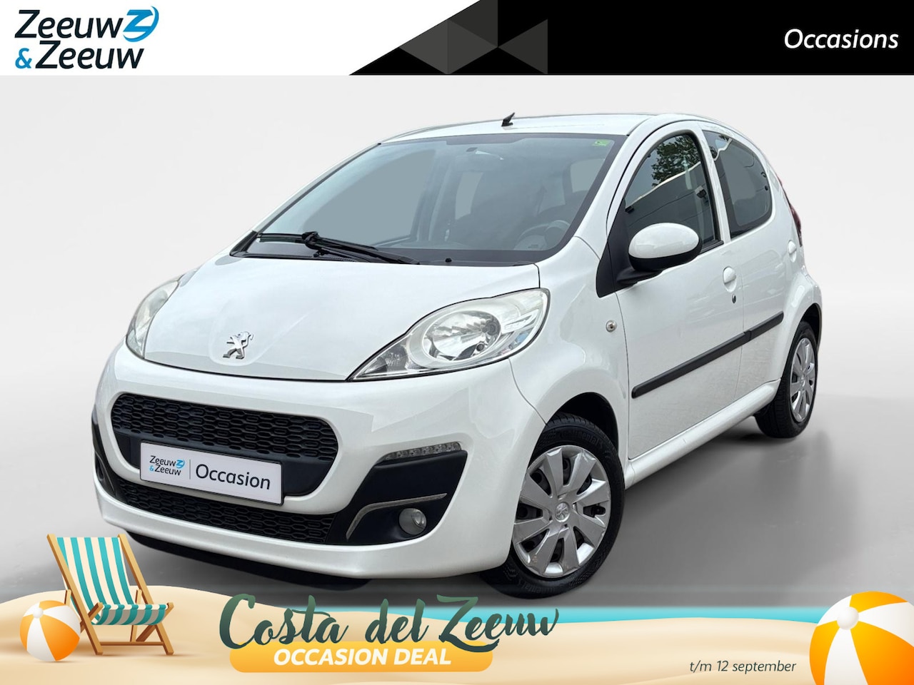 Peugeot 107 - 1.0 Active | Airco | Elektr. Ramen | Stuurbekrachtiging | - AutoWereld.nl